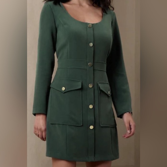 Banana Republic BUTTON-DOWN MINI DRESS - Picture 5 of 5